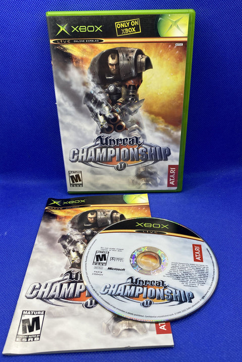 Unreal Championship Black Label (Microsoft Original Xbox, 2003) Complete Tested!