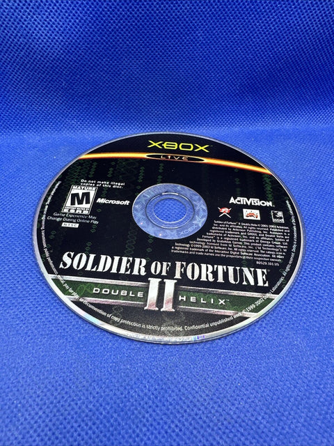 Soldier of Fortune II: Double Helix (Microsoft Original Xbox, 2003) Complete