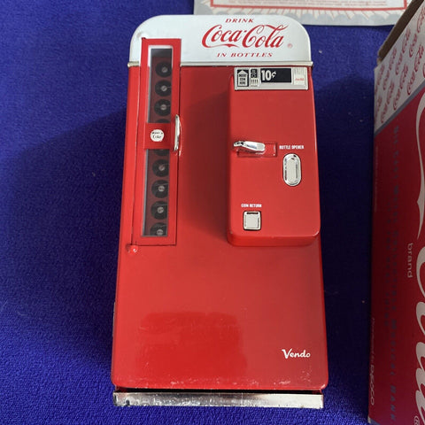 1994 Coca-Cola Collectible Musical Bank Metal - Boxed w/ COA