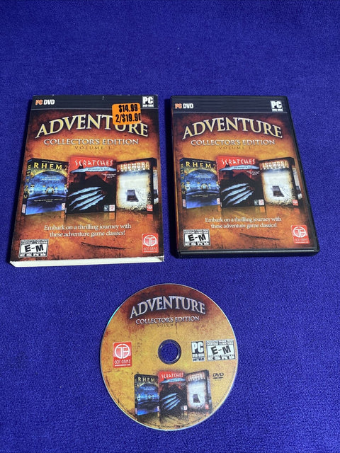 Adventure Collector's Edition (Horror PC Game Lot) Scratches, RHEM 2, Penumbra