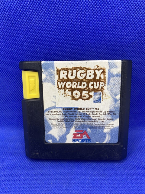 Rugby World Cup 95 (Sega Genesis, 1994) Authentic Cartridge Only - Tested!