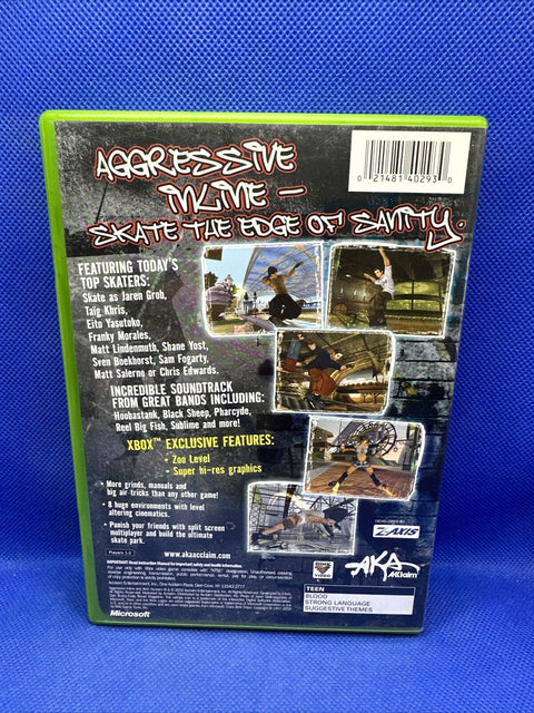 Aggressive Inline (Microsoft Original OG Xbox, 2002) CIB Complete - Tested!