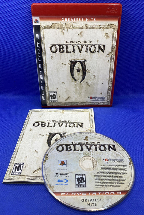 The Elder Scrolls IV: Oblivion (Sony PlayStation 3, 2007) PS3 Complete Tested!