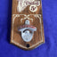 Vintage Coca-Cola Wooden Wall Mounted Starr X Metal Bottle Opener Woman In Hat