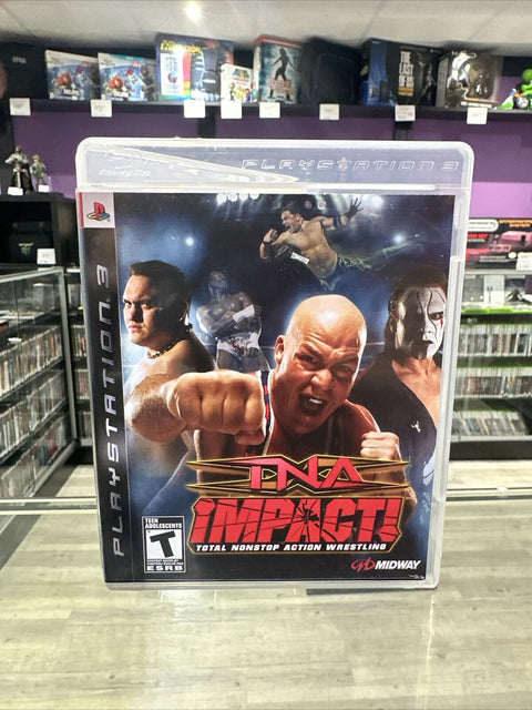 TNA Impact (Sony PlayStation 3, 2008) PS3 CIB Complete Tested!