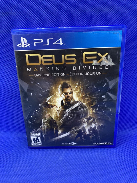 Deus Ex: Mankind Divided - Day One Edition (Sony PlayStation 4, 2016) PS4 Tested