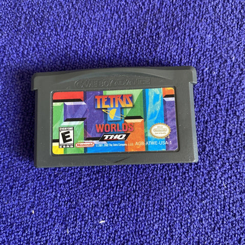 Tetris Worlds (Nintendo Game Boy Advance) GBA Complete Tested w/ Box Protector