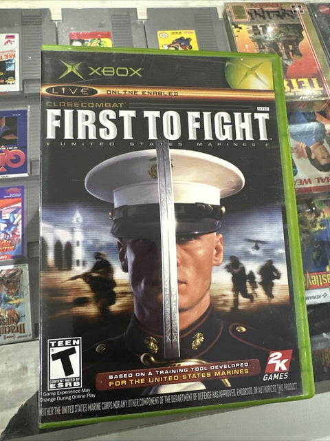 Close Combat: First to Fight (Microsoft Original Xbox, 2005) Complete Tested!