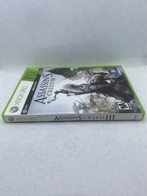 Assassin's Creed III 3 - Target Edition (Microsoft Xbox 360, 2012) Tested!