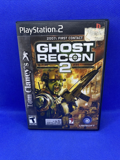 Tom Clancy's Ghost Recon 1 + 2 Lot (Sony PlayStation 2) PS2 Complete Tested!