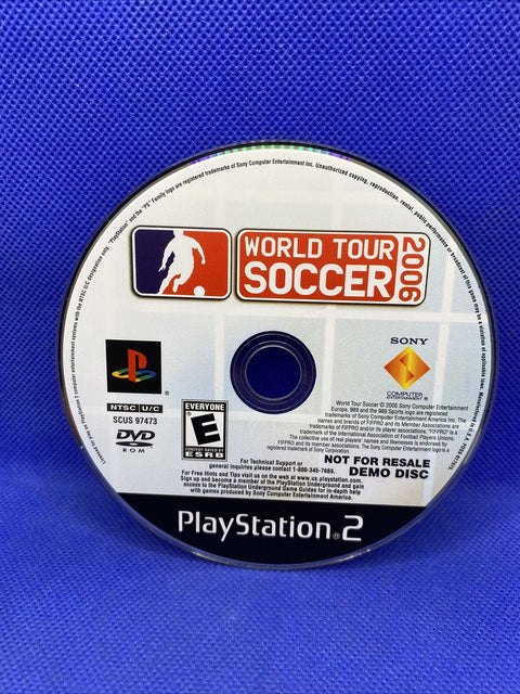 World Tour Soccer 2006 - Sony Playstation 2 PS2 - Demo Disc NFS Not For Resale