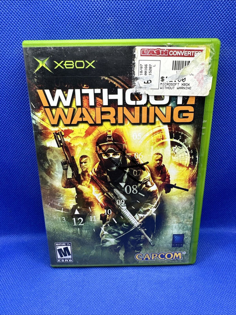 Without Warning (Microsoft Original Xbox, 2005) Complete Tested!