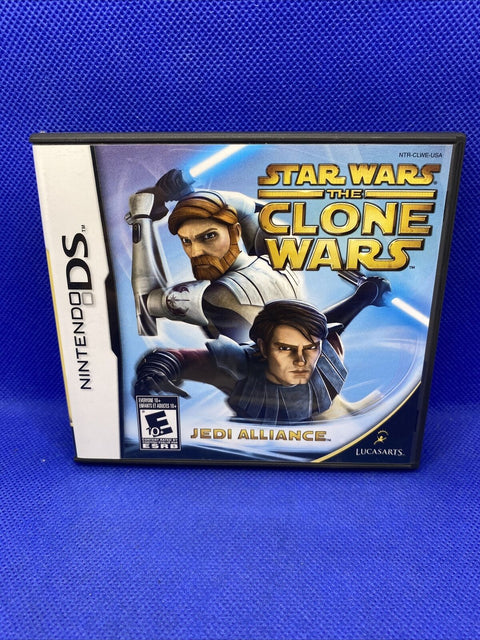 Star Wars: The Clone Wars Jedi Alliance (Nintendo DS, 2008) CIB Complete Tested!