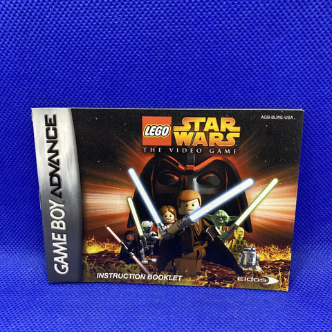 LEGO Star Wars Nintendo Game Boy Advance GBA MANUAL ONLY! Instruction Booklet