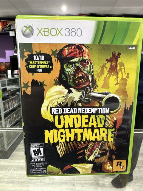 Red Dead Redemption: Undead Nightmare (Microsoft Xbox 360, 2010) Complete