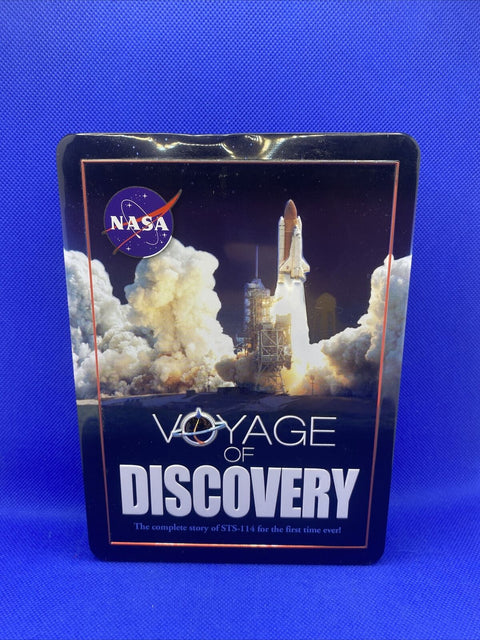 NASA Voyage Of Discovery The Complete Story Of STS-114 3 DVD Tin Can Collection