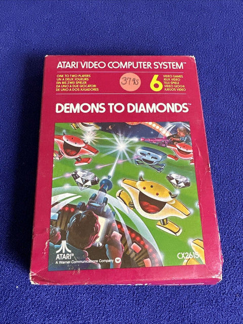 NEW! Demons to Diamonds (Atari 2600, 1982) Factory Sealed! Box Damage