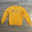 Champion Sweater Womens Medium Yellow Ladies Pullover Crewneck - Size M