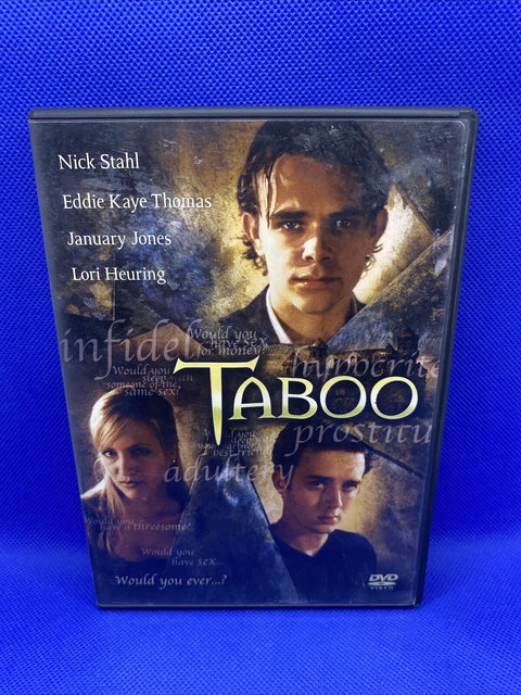 Taboo (DVD, 2003) Rare Sexy Thriller - Nick Stahl, Lori Heuring, January Jones