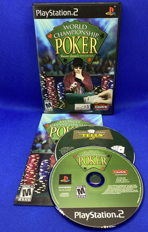 World Championship Poker DVD Edition (Sony PlayStation 2, 2004) PS2 CIB Complete