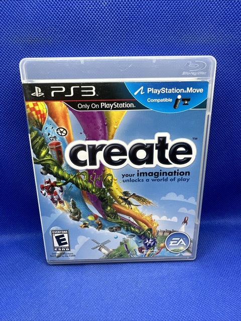 Create (Sony PlayStation 3, 2010) PS3 CIB Complete - Tested!