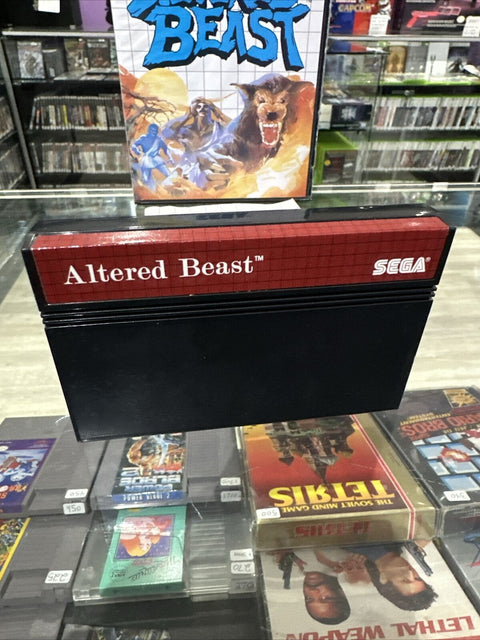 Altered Beast (Sega Master System, 1989) SMS CIB Complete - Tested!