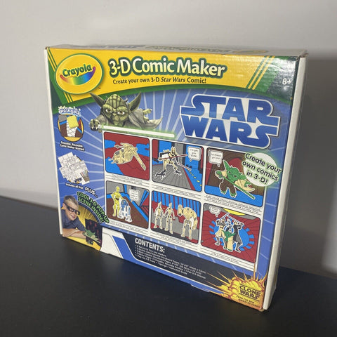 NEW! Crayola Star Wars Clone Wars 3D Comic Maker - Sealed!