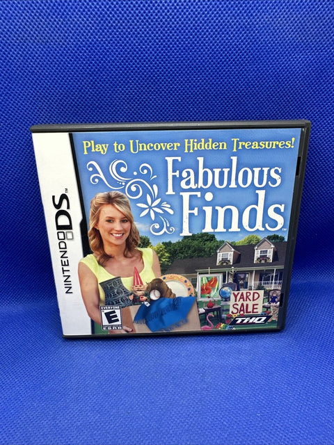 Fabulous Finds (Nintendo DS, 2009) CIB Complete - Tested!