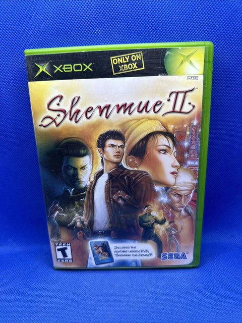 Shenmue II 2 (Microsoft Original Xbox, 2002) Complete w/ DVD - Tested!