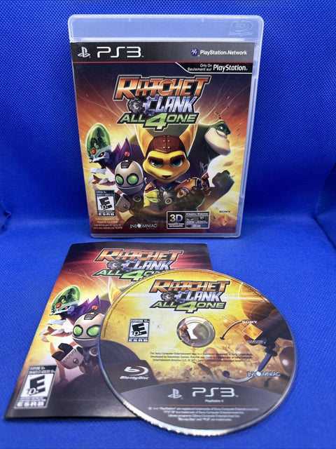 Ratchet & Clank: All 4 One (Sony PlayStation 3, 2011) PS3 CIB Complete - Tested!