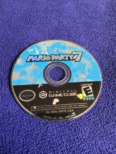 *NOT WORKING* Mario Party 7 (Nintendo GameCube, 2005) Disc Only FOR PARTS