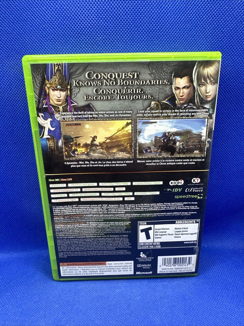 Dynasty Warriors 7 (Microsoft Xbox 360, 2011) CIB Complete - Tested!