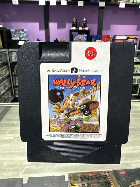 Wally Bear and the No Gang (Nintendo NES, 1992) Authentic Cartridge Only Tested!