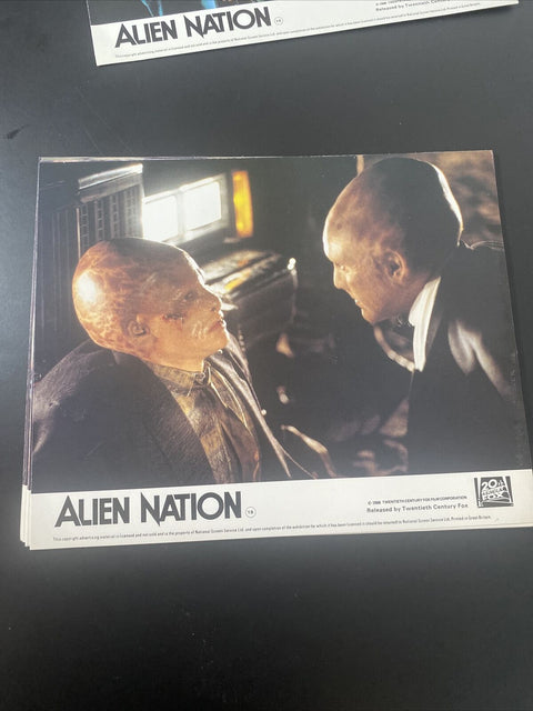 Alien Nation 8x10 Lobby Card Set of 8 - 1988 Official NSS Lot - Vintage Sci-Fi