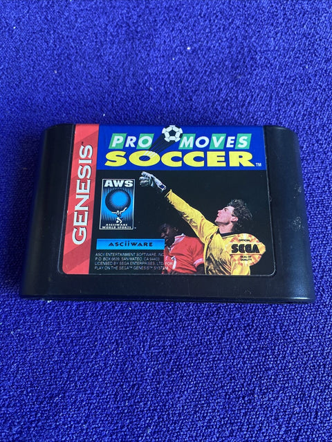 Pro Moves Soccer (Sega Genesis, 1994) CIB Complete, Tested!