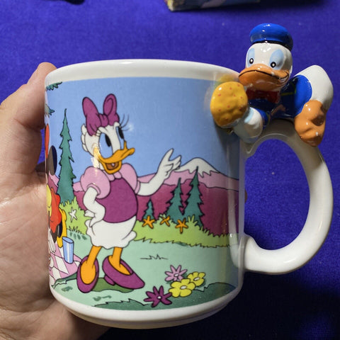 Disney’s Muggamals Mug Cup w/ Box - Applause Donald Duck, Mickey Mouse - GREAT!