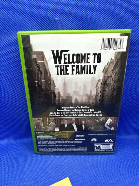 Godfather: The Game (Microsoft Original Xbox, 2006) Complete w/ Map - Tested!